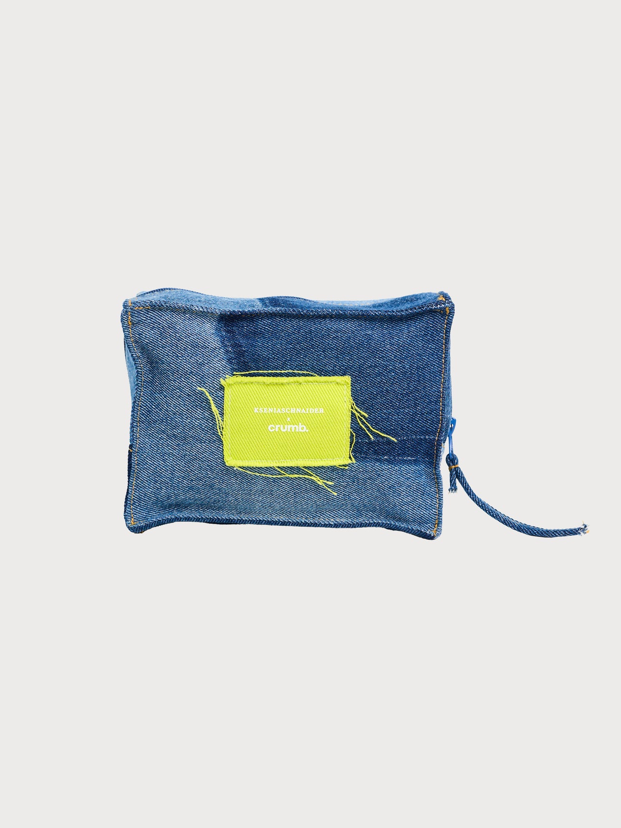 Buy KS x Crumb Denim Cosmetic Bag – by Ksenia Schnaider | Ethical & Sustainable Fashion
