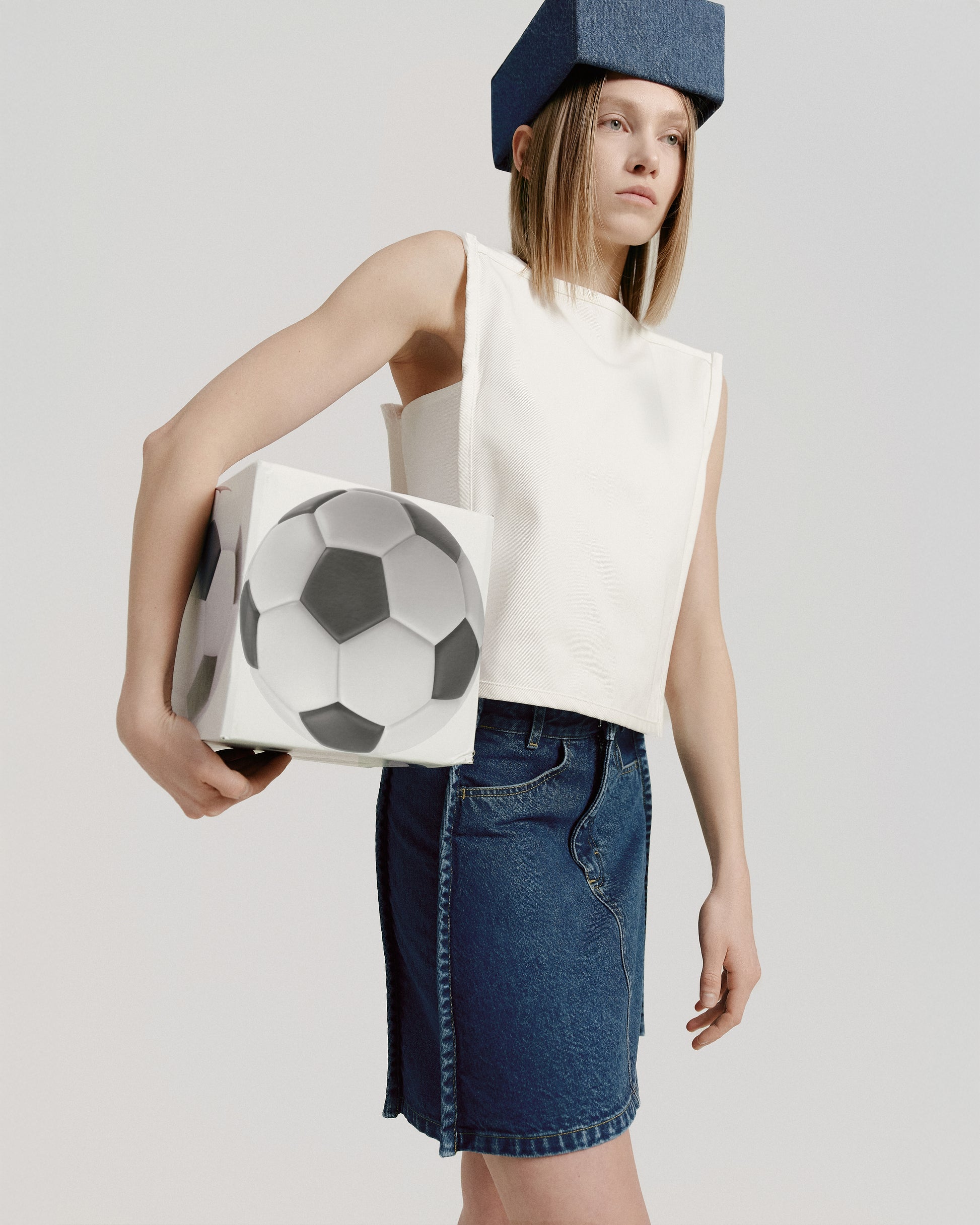 Buy Mini Trapeze Skirt – by Ksenia Schnaider | Ethical & Sustainable Fashion