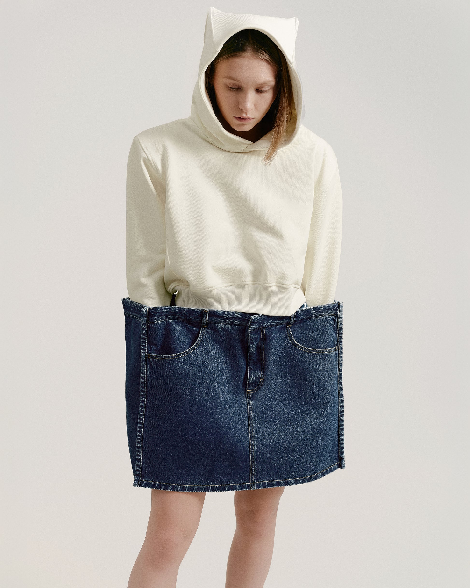 Buy Square Voluminous Skirt – by Ksenia Schnaider | Ethical & Sustainable Fashion
