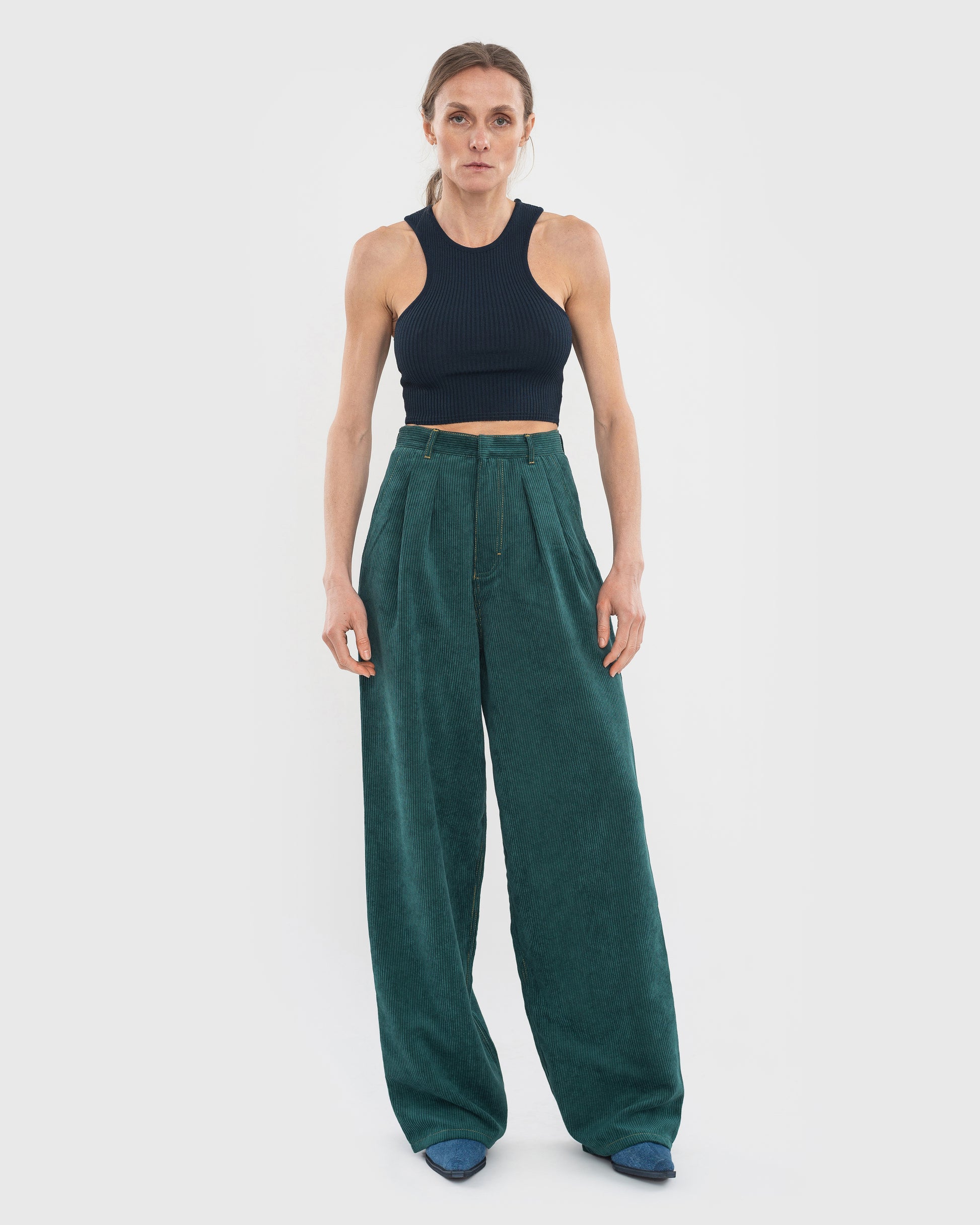 Buy Velvet Pants – Bottoms by Ksenia Schnaider | Ethical & Sustainable Fashion
