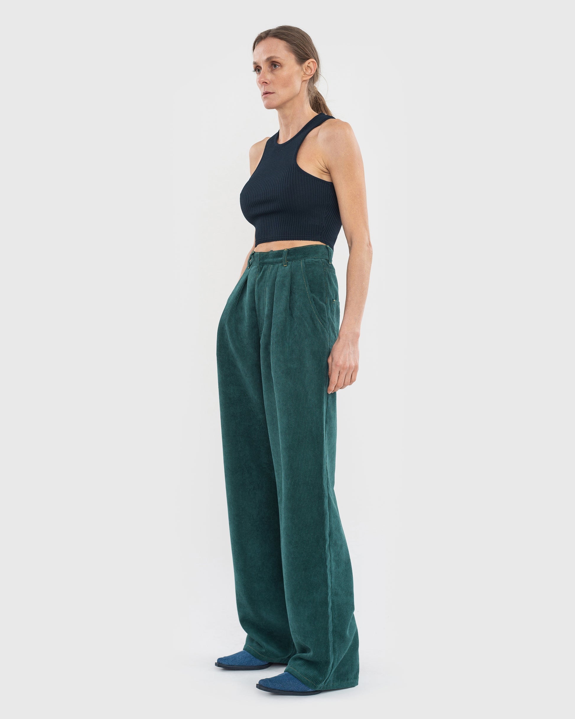 Buy Velvet Pants – Bottoms by Ksenia Schnaider | Ethical & Sustainable Fashion
