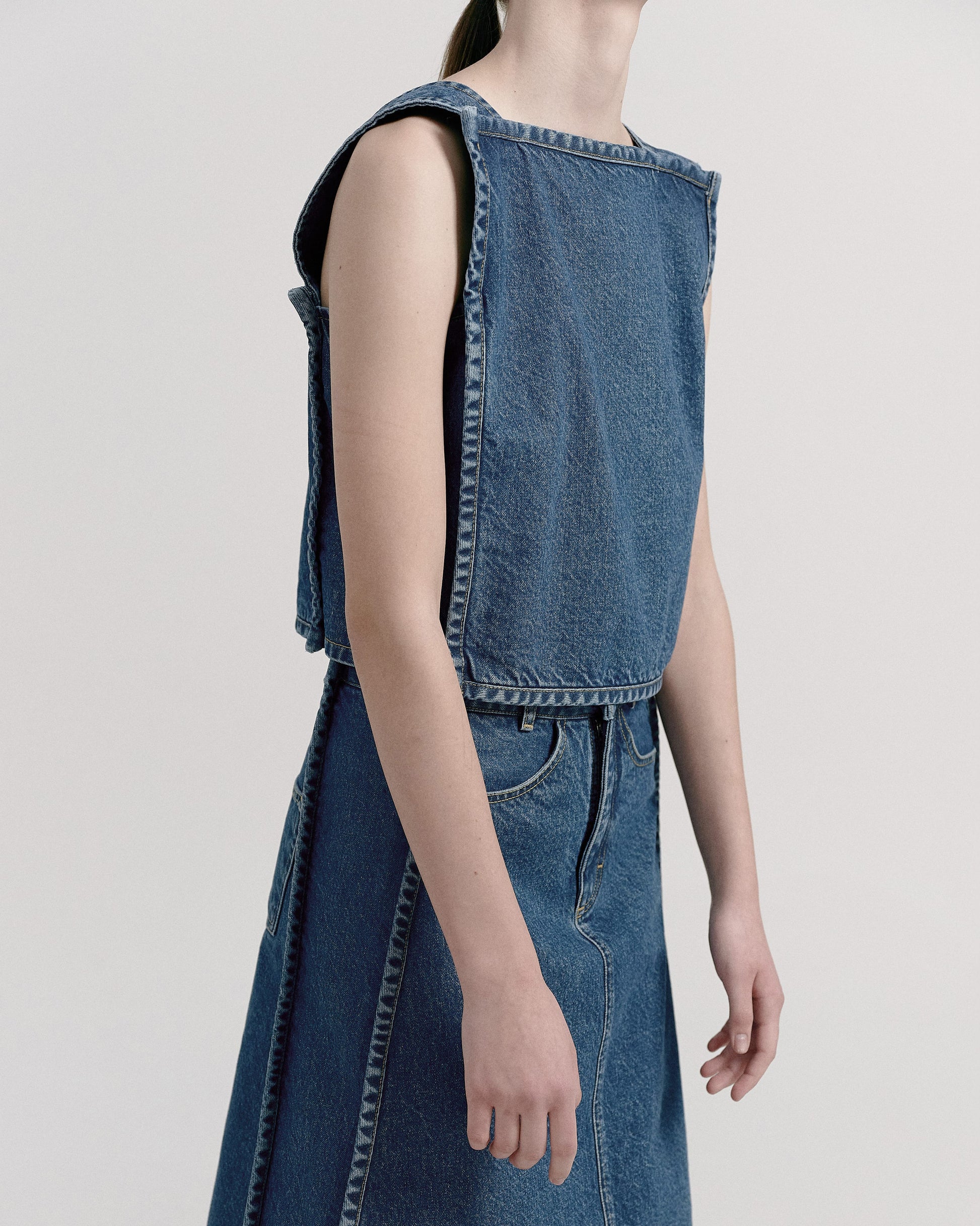 Buy Square Long Top – by Ksenia Schnaider | Ethical & Sustainable Fashion