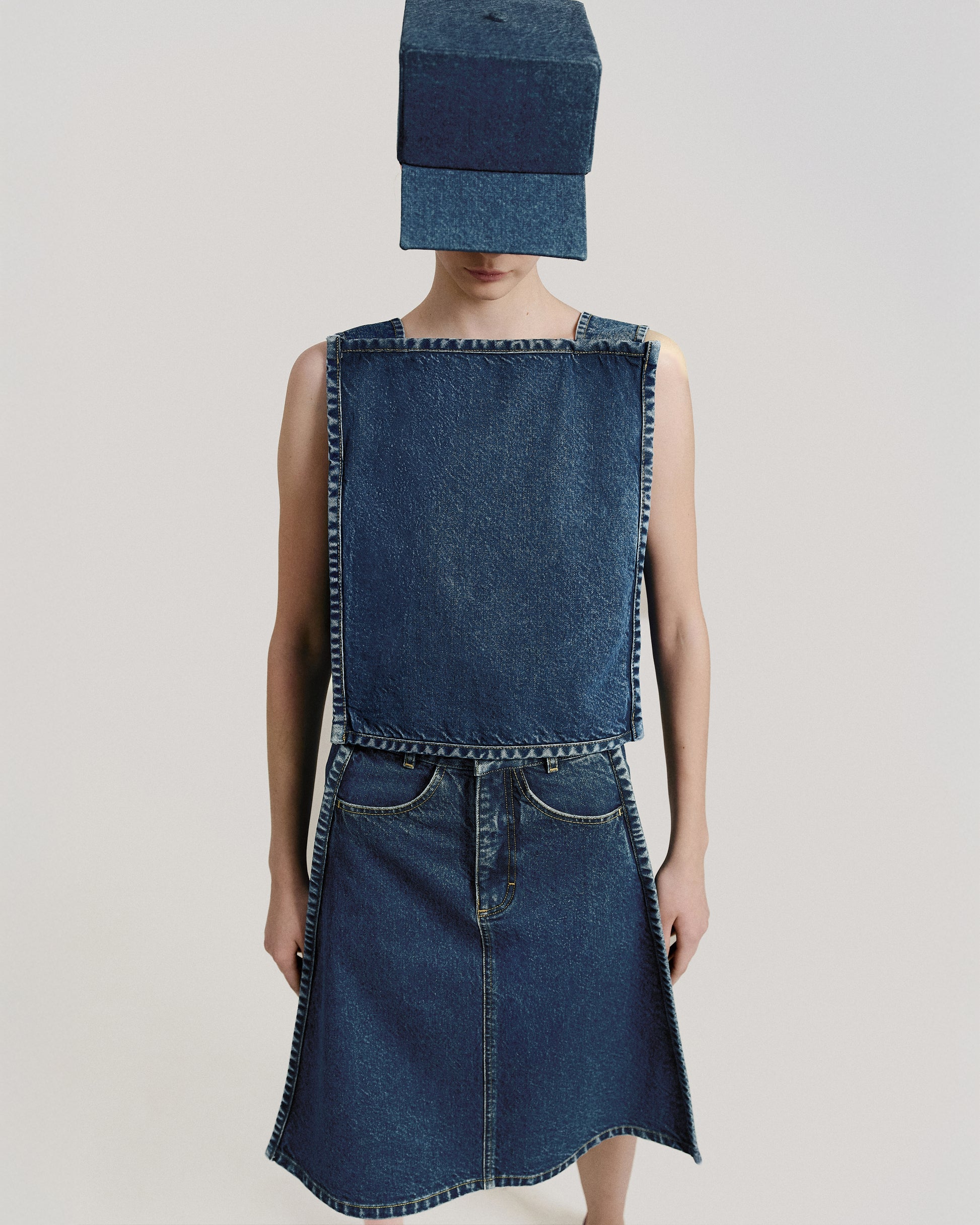 Buy Square Long Top – by Ksenia Schnaider | Ethical & Sustainable Fashion