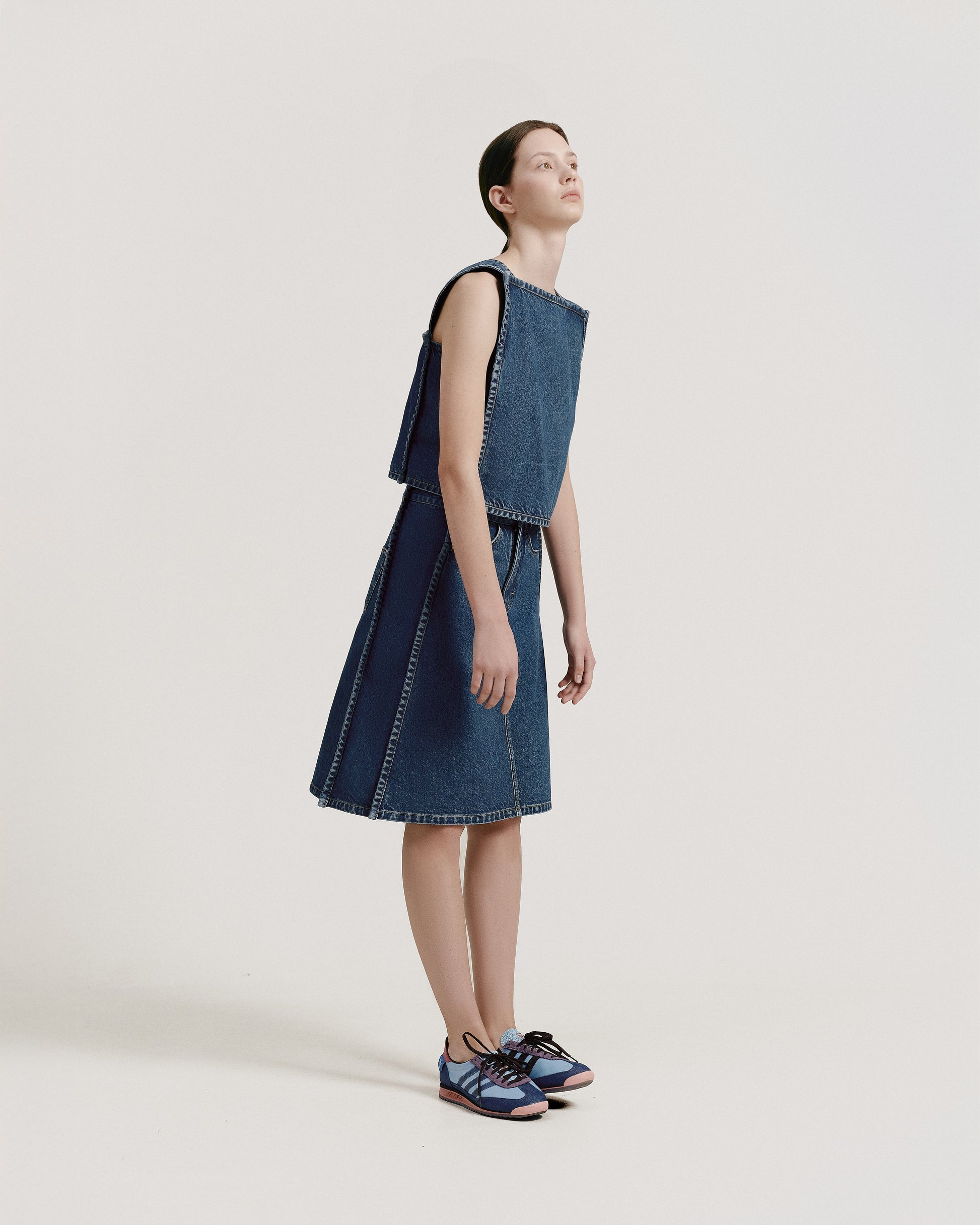 Buy Midi Trapeze Skirt – by Ksenia Schnaider | Ethical & Sustainable Fashion