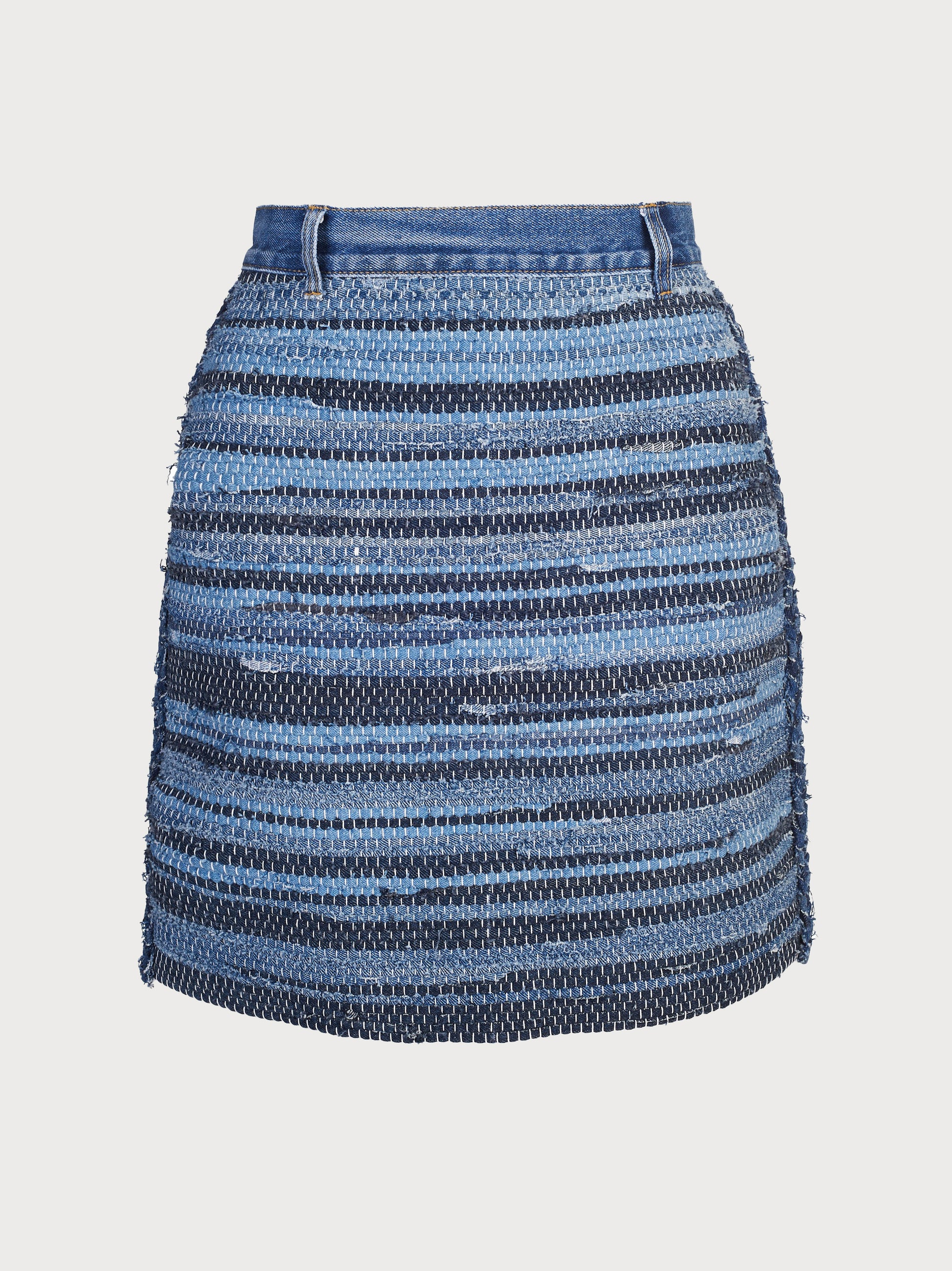 Buy Zero-Waste Skirt in Rug Technique – Bottoms by Ksenia Schnaider | Ethical & Sustainable Fashion