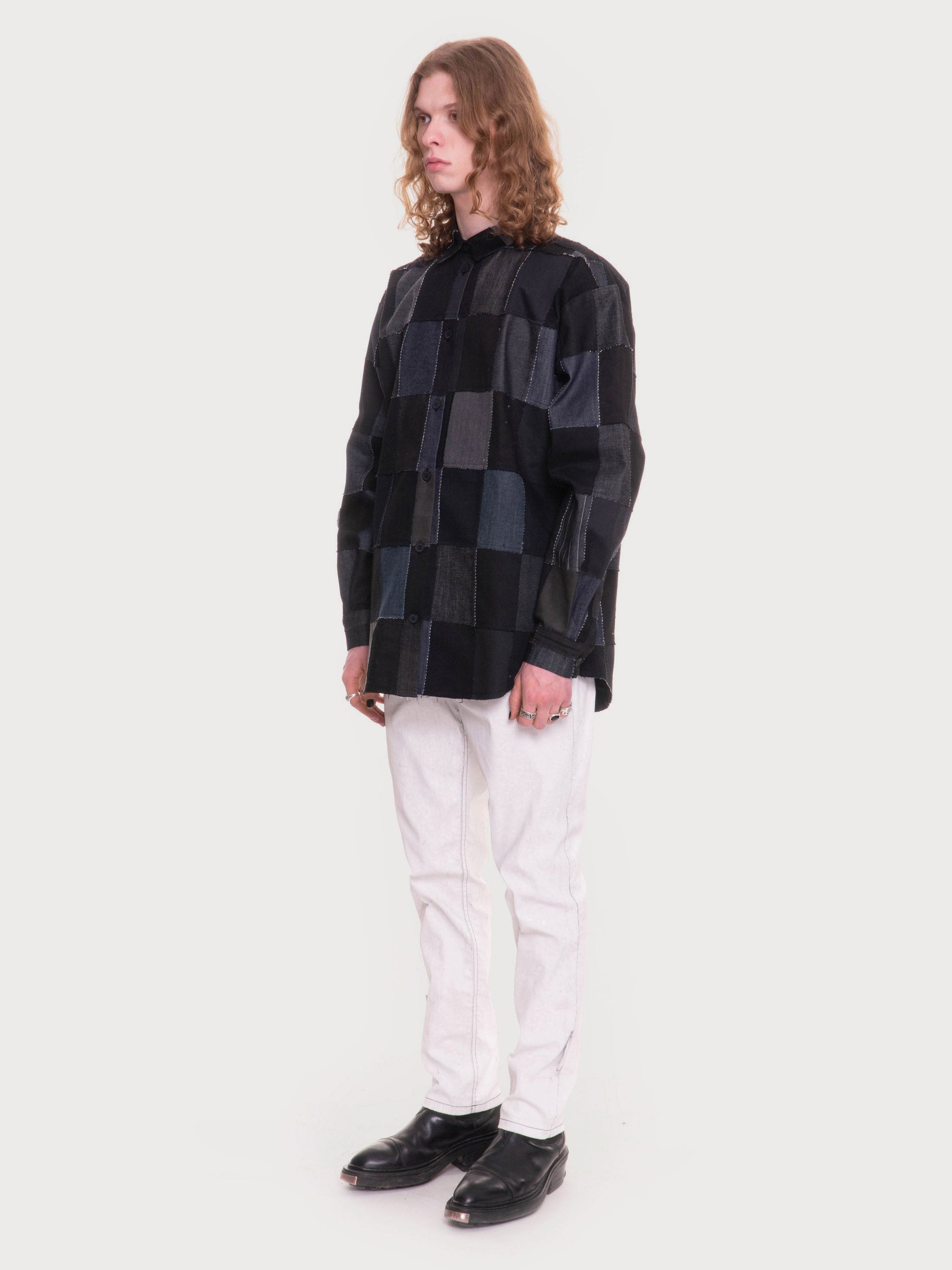 Buy Denim Fabric Swatches Shirt – Tops by Ksenia Schnaider | Ethical & Sustainable Fashion