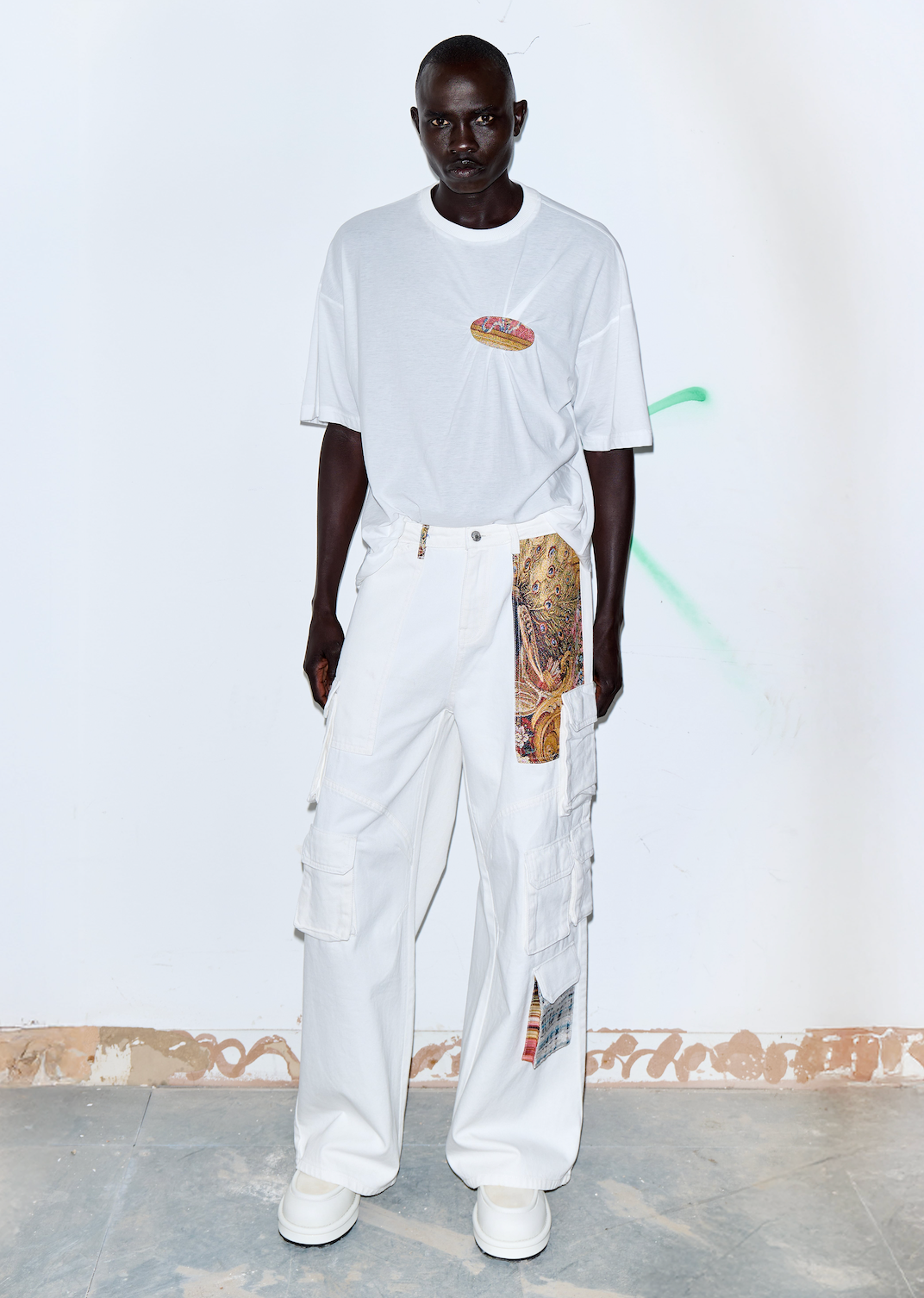 Чоловічі джинси Tapestry Patchwork Cargo Jeans