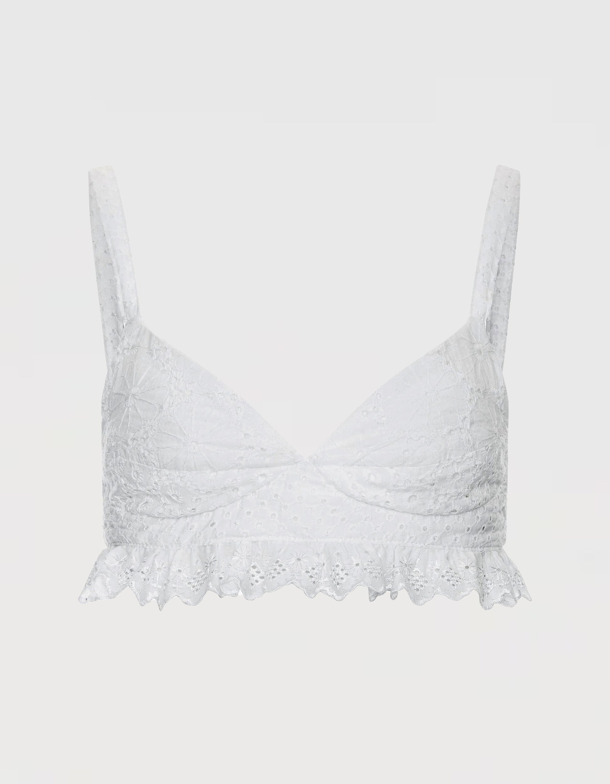 Buy Broderie Anglaise Bra Top – Tops by Ksenia Schnaider | Ethical & Sustainable Fashion