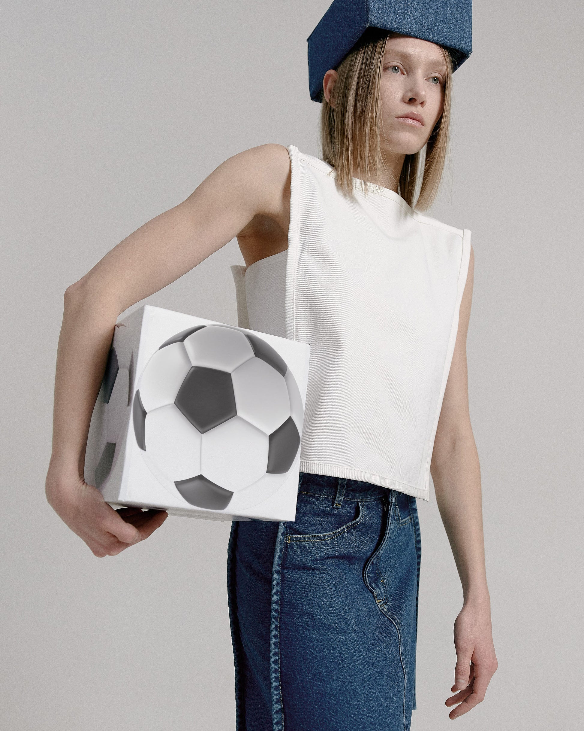 Buy Square Long Top – by Ksenia Schnaider | Ethical & Sustainable Fashion