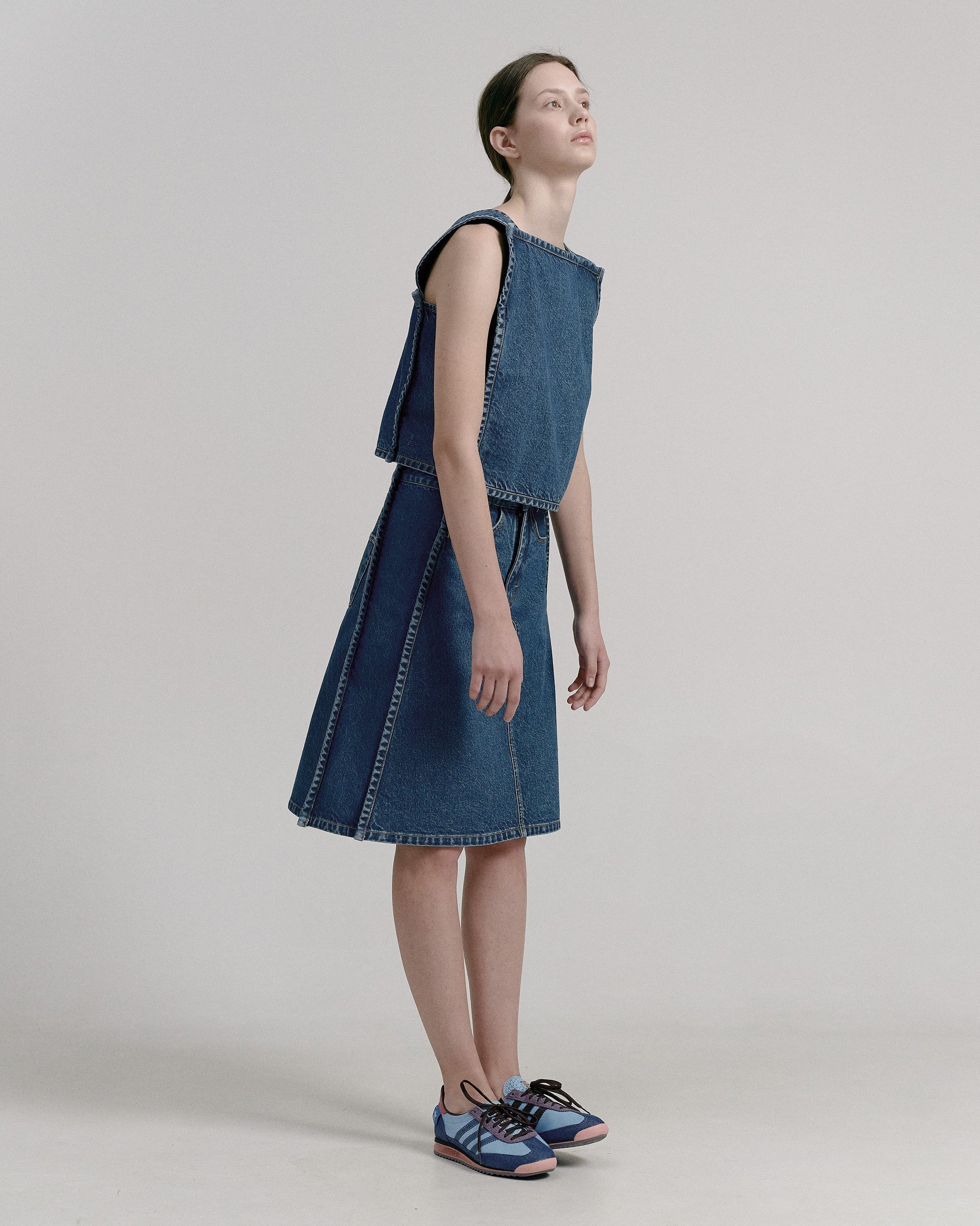 Buy Midi Trapeze Skirt – by Ksenia Schnaider | Ethical & Sustainable Fashion