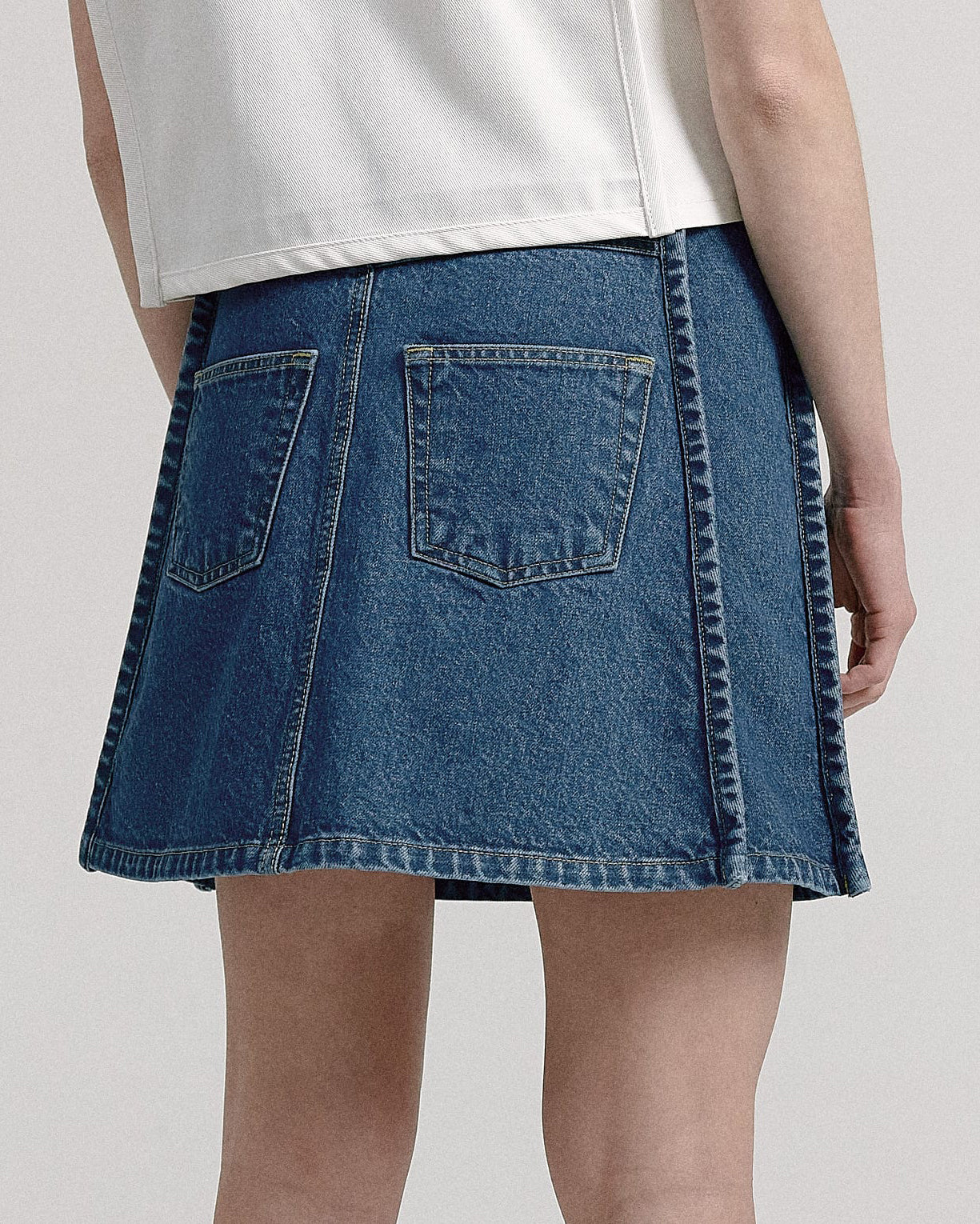 Buy Mini Trapeze Skirt – by Ksenia Schnaider | Ethical & Sustainable Fashion