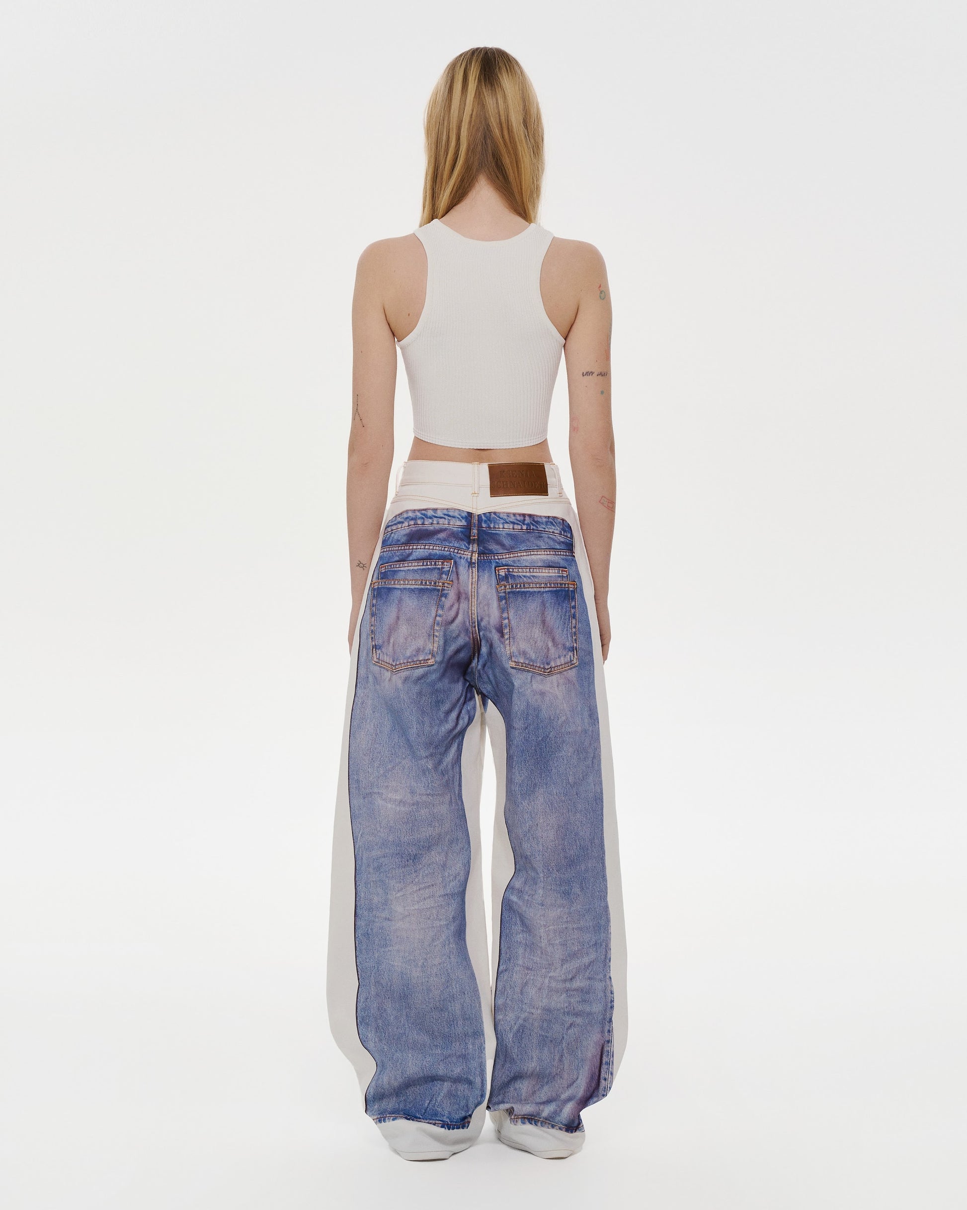 Buy Augmented Jeans – Bottoms by Ksenia Schnaider | Ethical & Sustainable Fashion