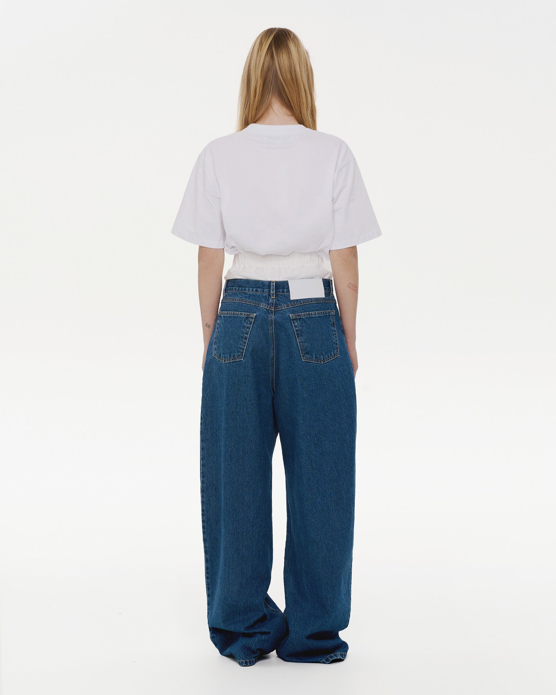 Buy 2 in 1 Boxer Jeans – Bottoms by Ksenia Schnaider | Ethical & Sustainable Fashion