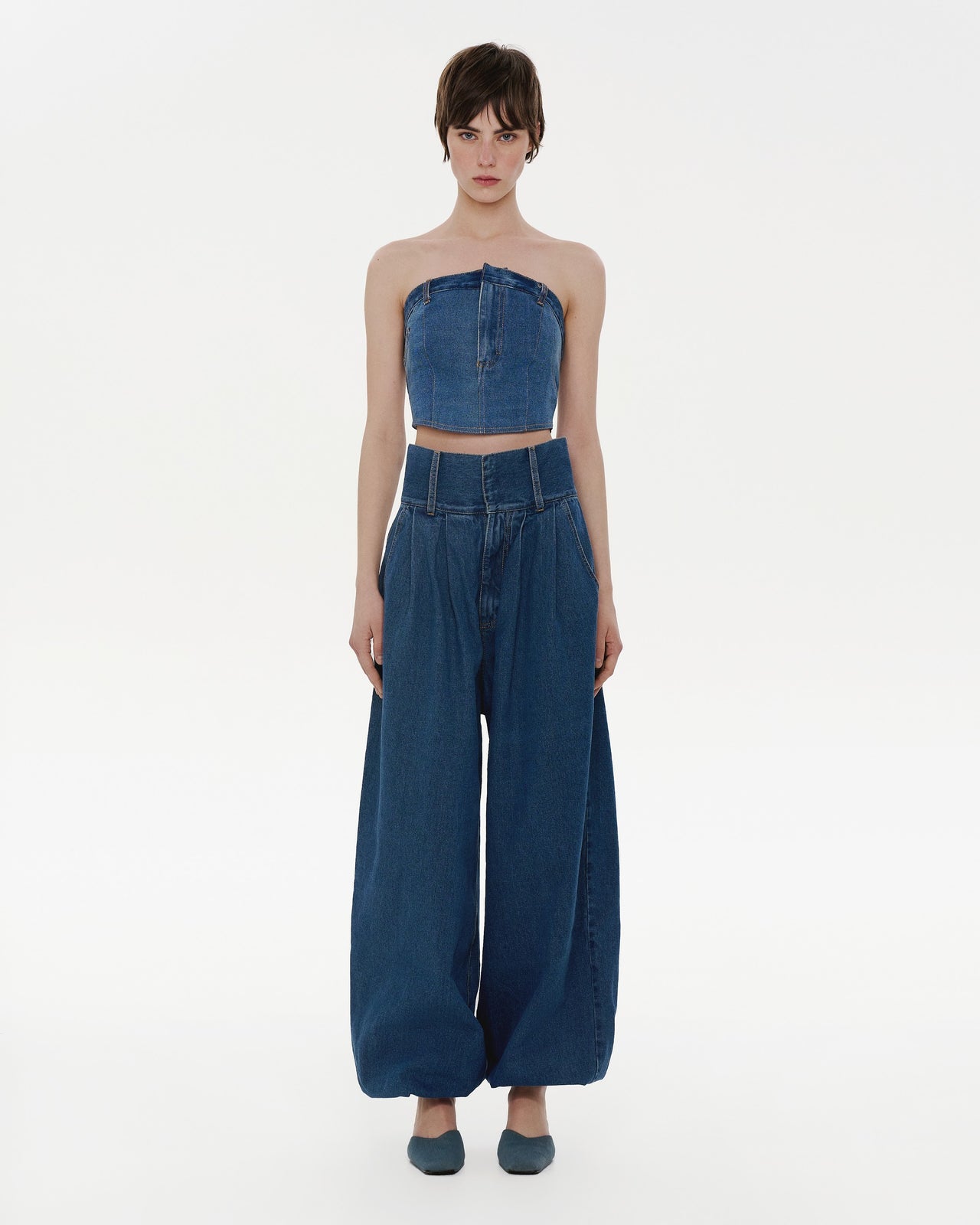 Buy Cossack Jeans – Bottoms by Ksenia Schnaider | Ethical & Sustainable Fashion