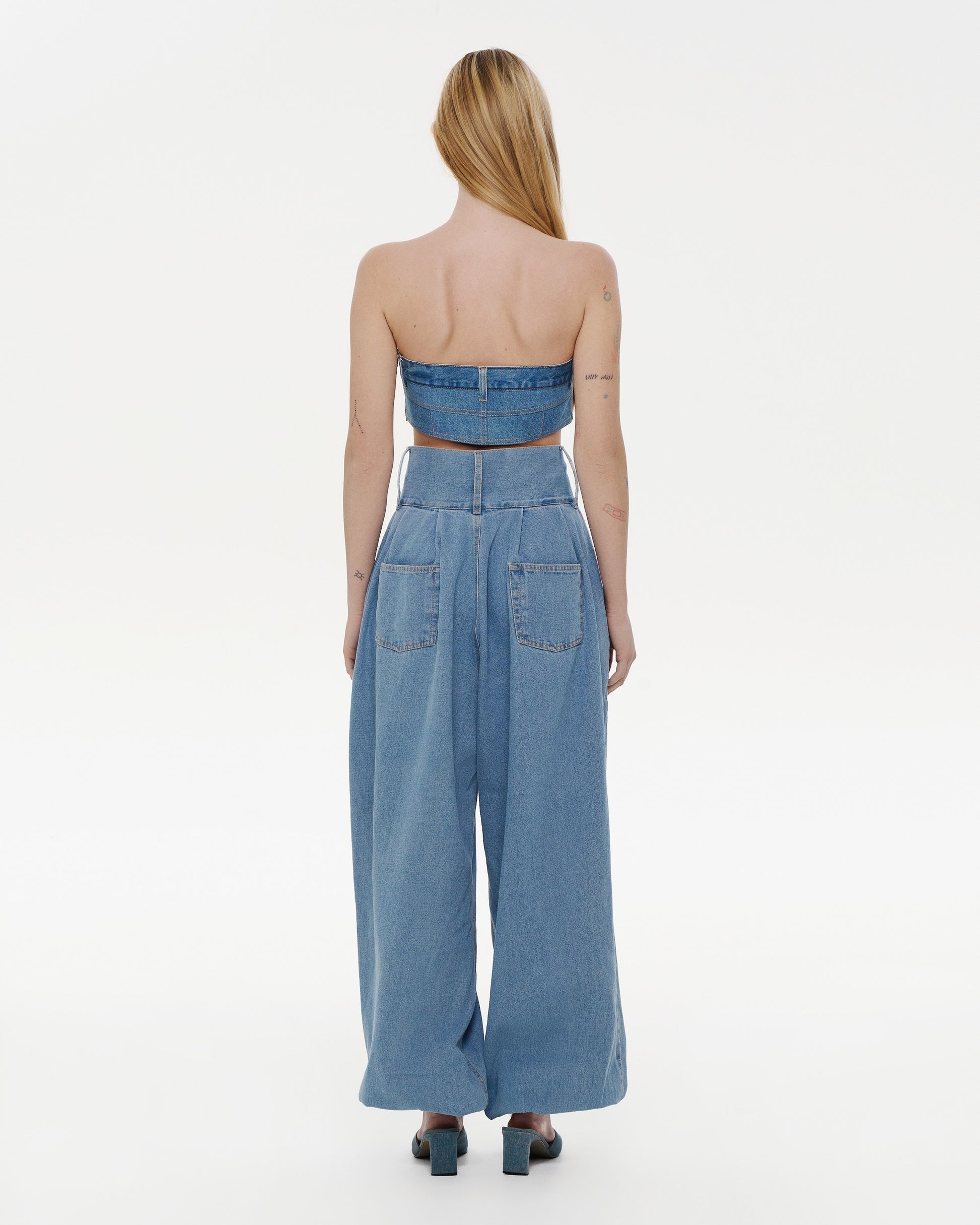 Buy Cossack Jeans – Bottoms by Ksenia Schnaider | Ethical & Sustainable Fashion