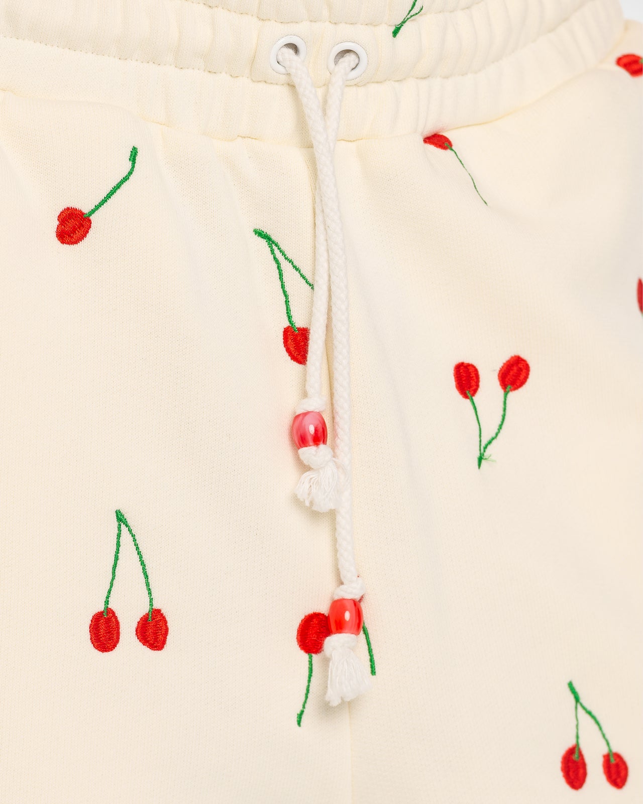 Buy Joggers with Embroidered Cherries – Bottoms by Ksenia Schnaider | Ethical & Sustainable Fashion