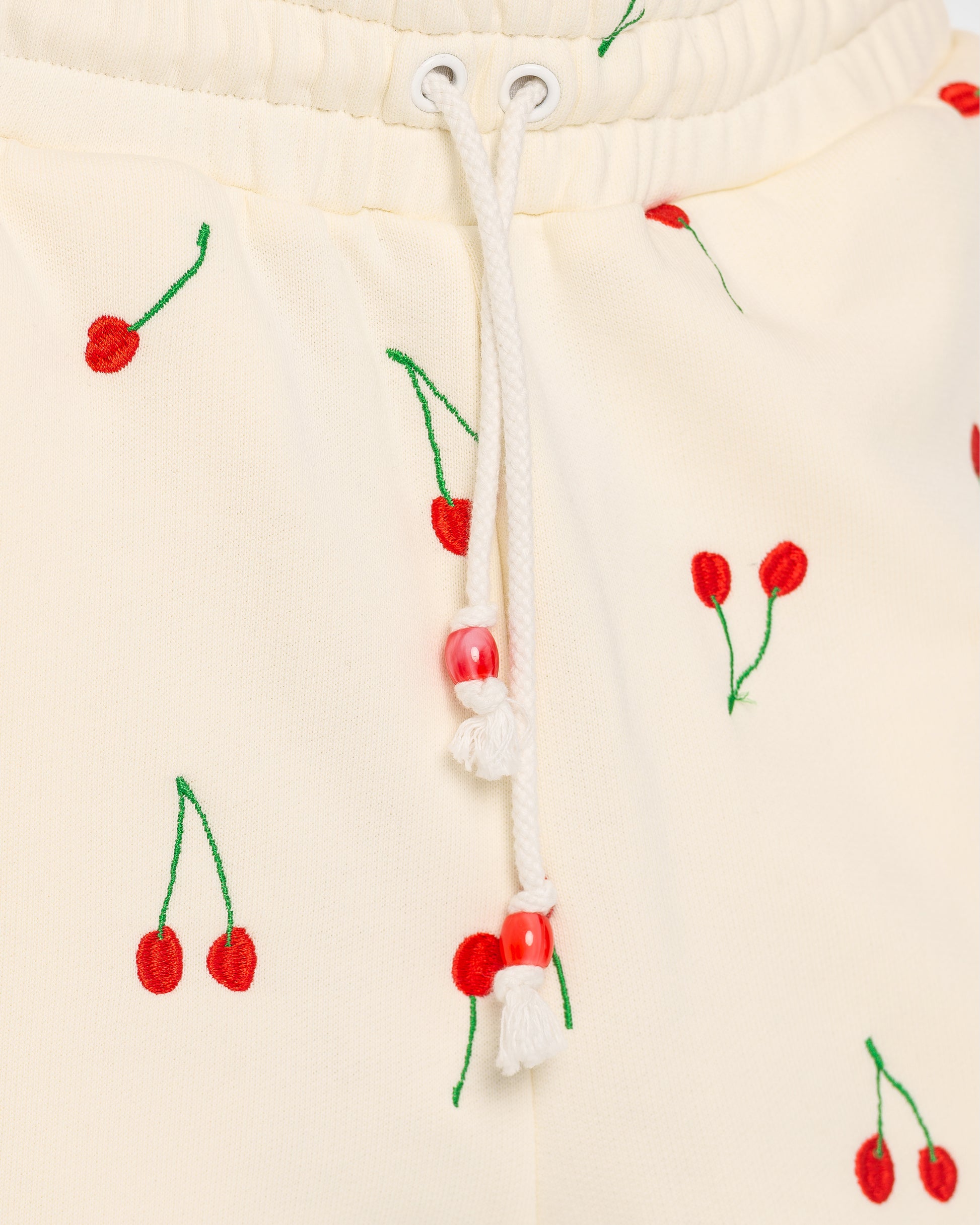 Buy Joggers with Embroidered Cherries – Bottoms by Ksenia Schnaider | Ethical & Sustainable Fashion
