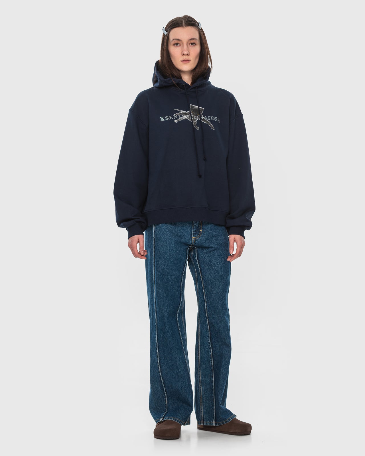 Buy Flying Kitten Hoodie – Tops by Ksenia Schnaider | Ethical & Sustainable Fashion