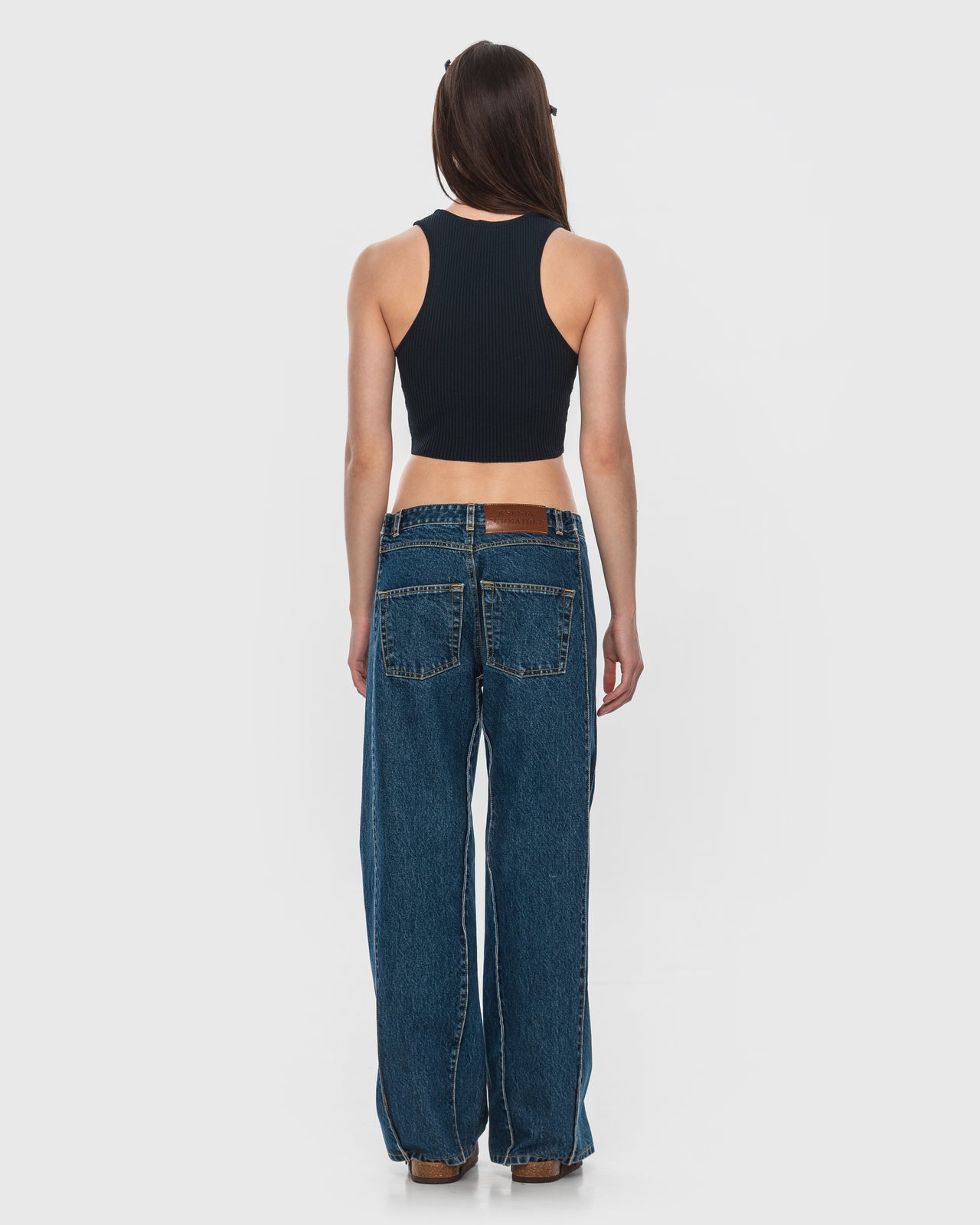 Buy Adjusted Square Jeans – by Ksenia Schnaider | Ethical & Sustainable Fashion