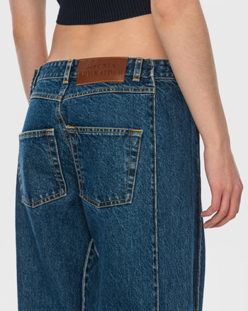 Buy Adjusted Square Jeans – by Ksenia Schnaider | Ethical & Sustainable Fashion