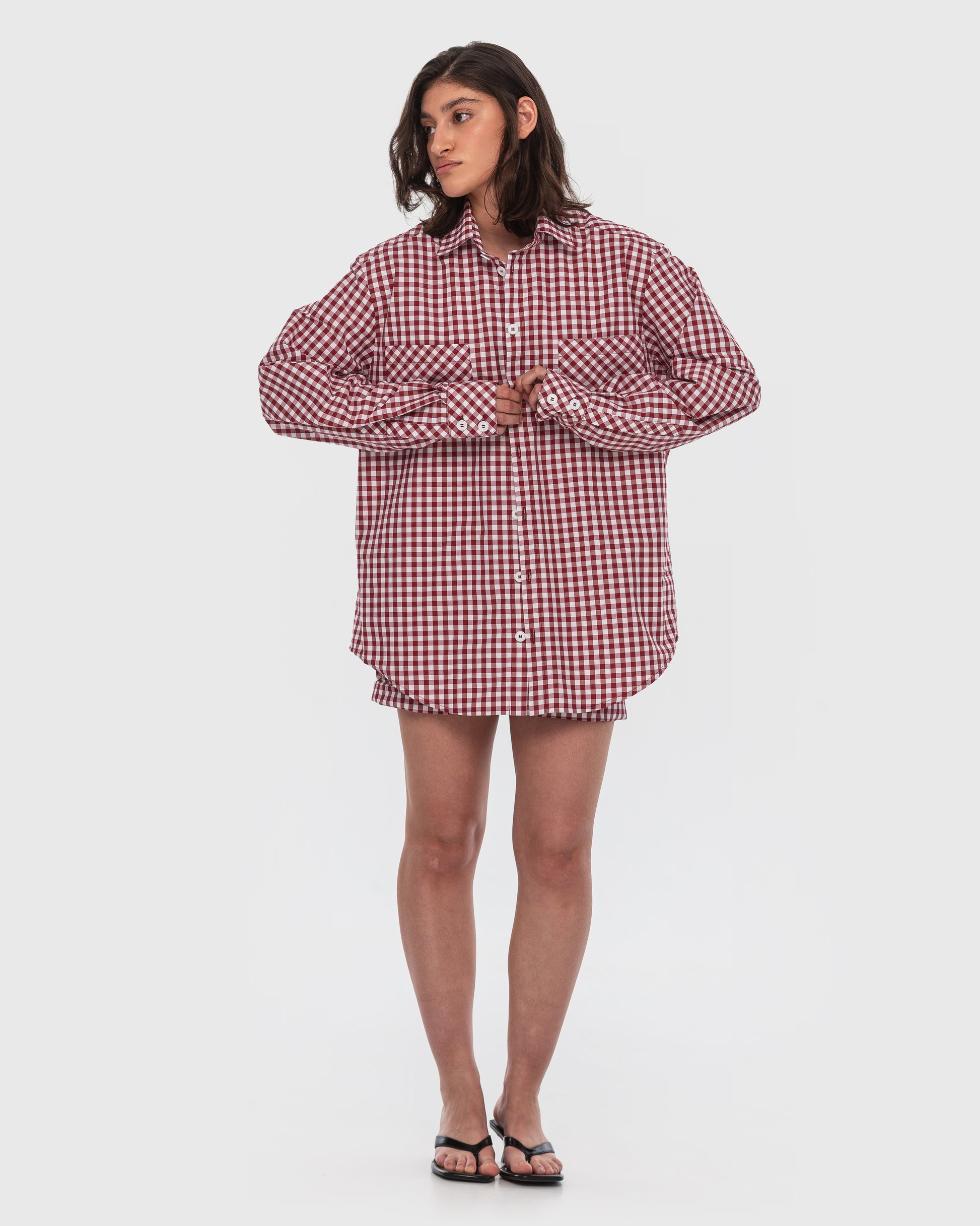 Buy Checkered Shirt – Tops by Ksenia Schnaider | Ethical & Sustainable Fashion