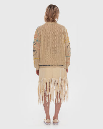 Buy Doodle Crochet Cardigan – Tops by Ksenia Schnaider | Ethical & Sustainable Fashion