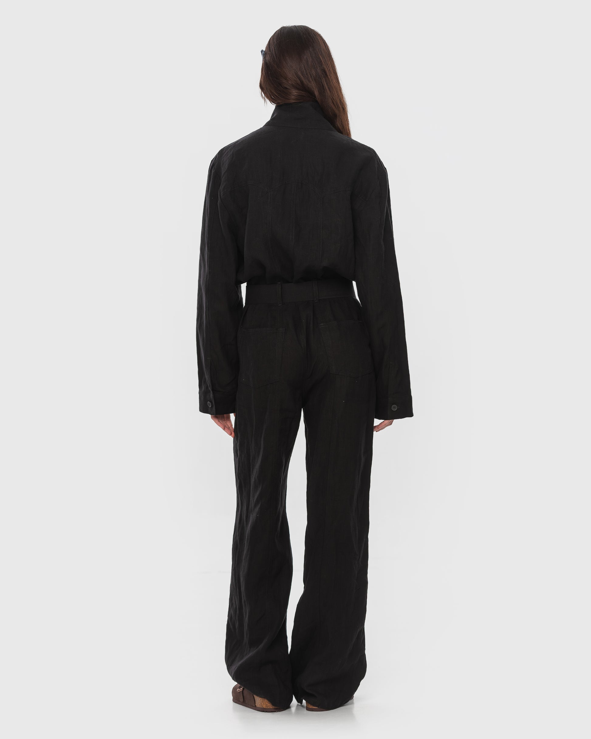 Buy Linen Elvis Overall – Dresses by Ksenia Schnaider | Ethical & Sustainable Fashion