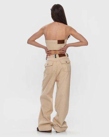 Buy Facing Denim Jeans – Bottoms by Ksenia Schnaider | Ethical & Sustainable Fashion