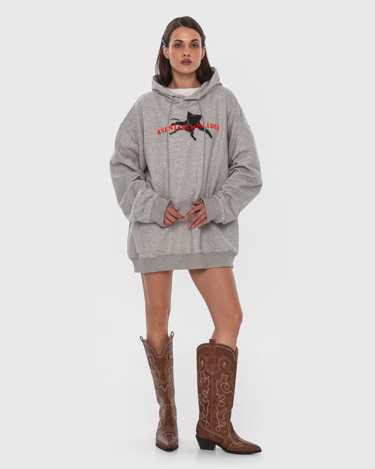 Buy Flying Kitten Hoodie – Tops by Ksenia Schnaider | Ethical & Sustainable Fashion