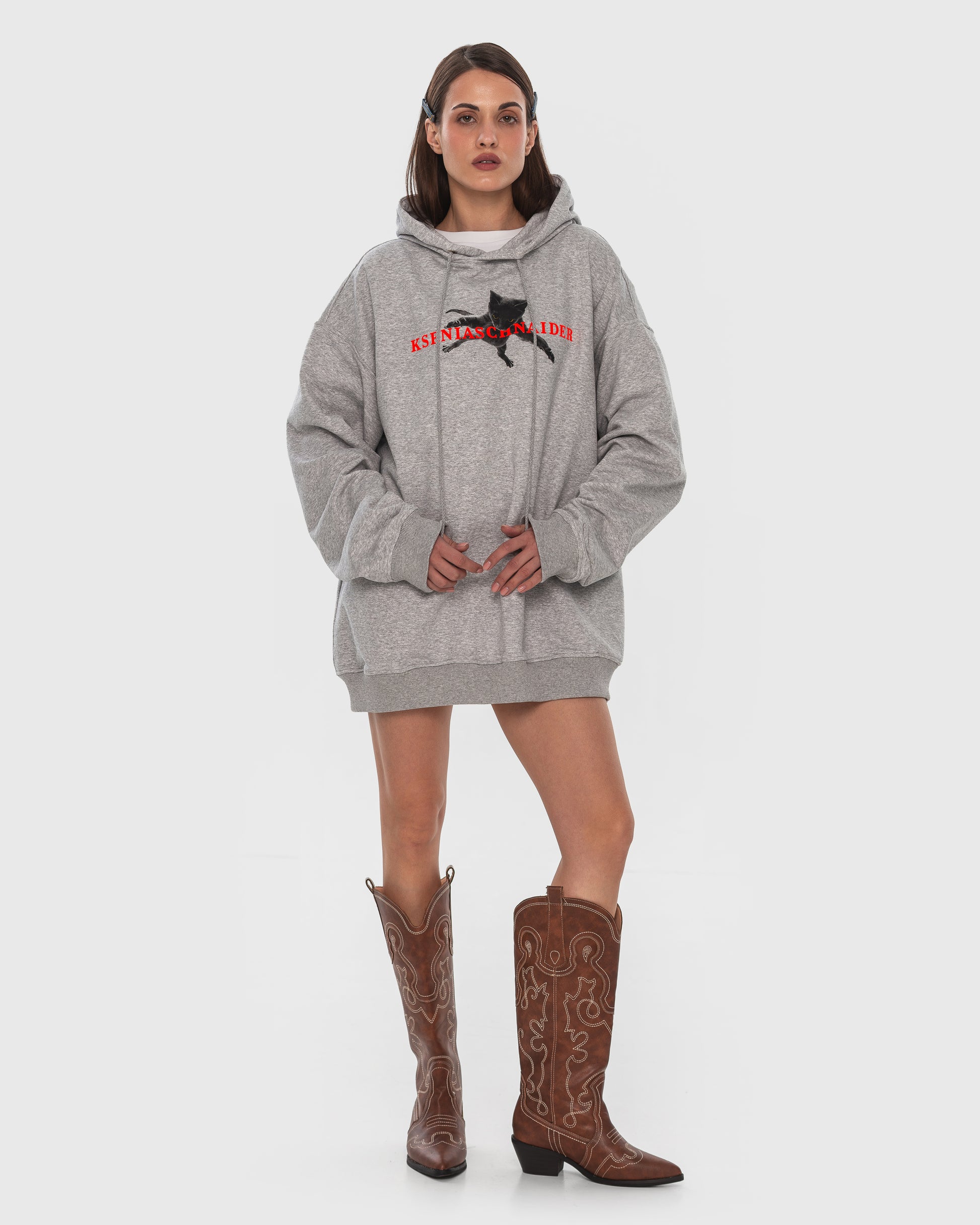 Buy Flying Kitten Hoodie – Tops by Ksenia Schnaider | Ethical & Sustainable Fashion
