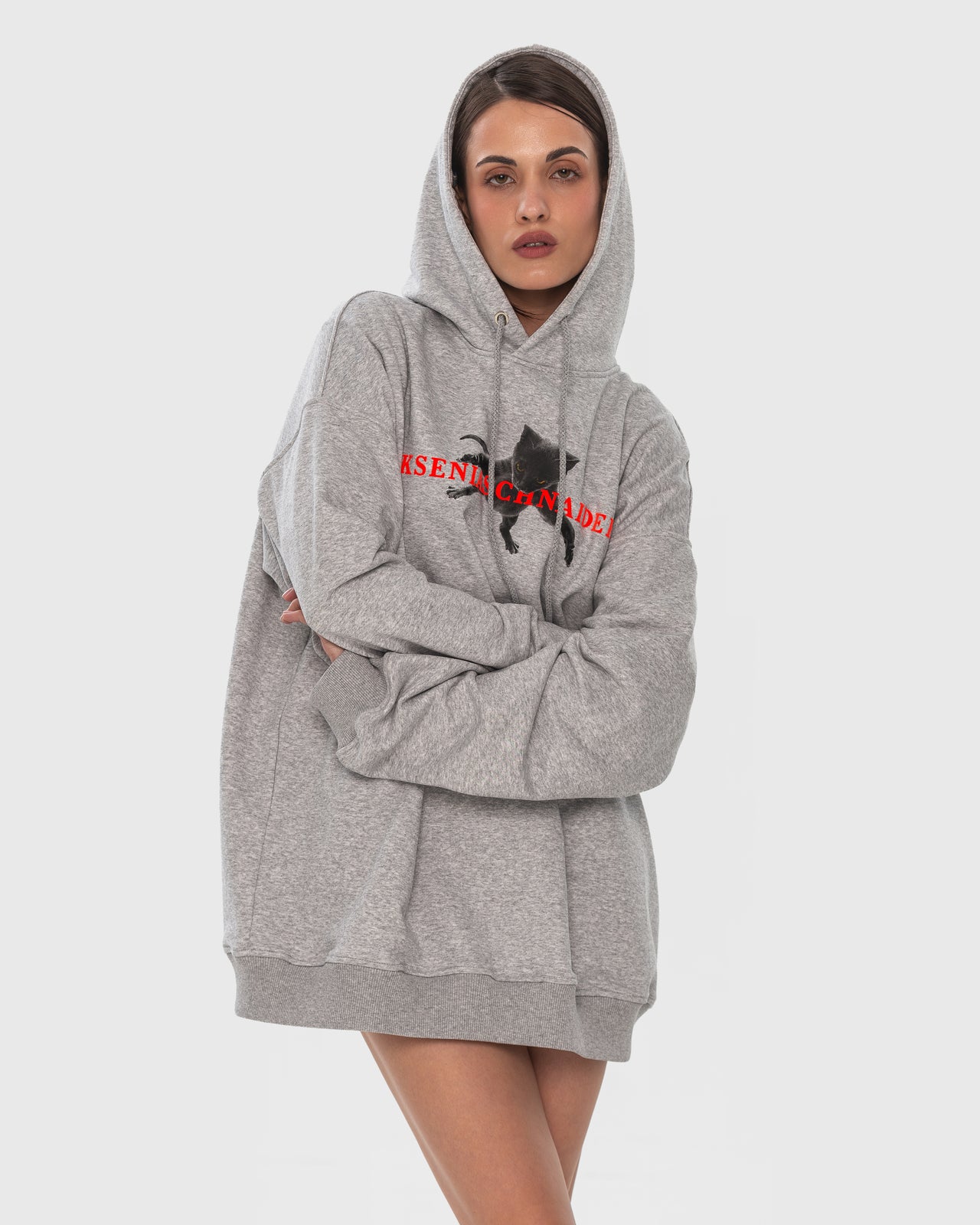 Buy Flying Kitten Hoodie – Tops by Ksenia Schnaider | Ethical & Sustainable Fashion