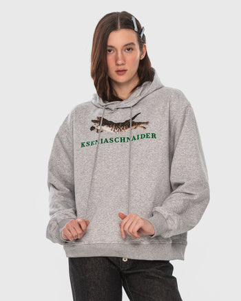 Buy Flying Kitten Hoodie – Tops by Ksenia Schnaider | Ethical & Sustainable Fashion