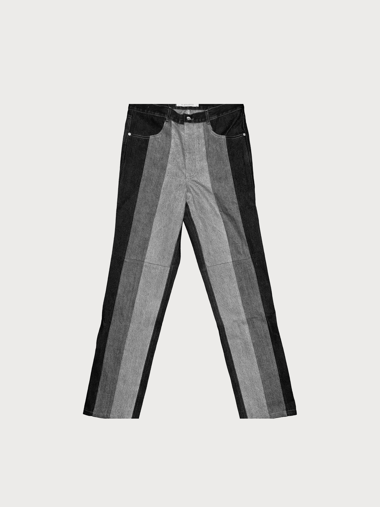 Buy Men's Reworked Striped Jeans – Bottoms by Ksenia Schnaider | Ethical & Sustainable Fashion