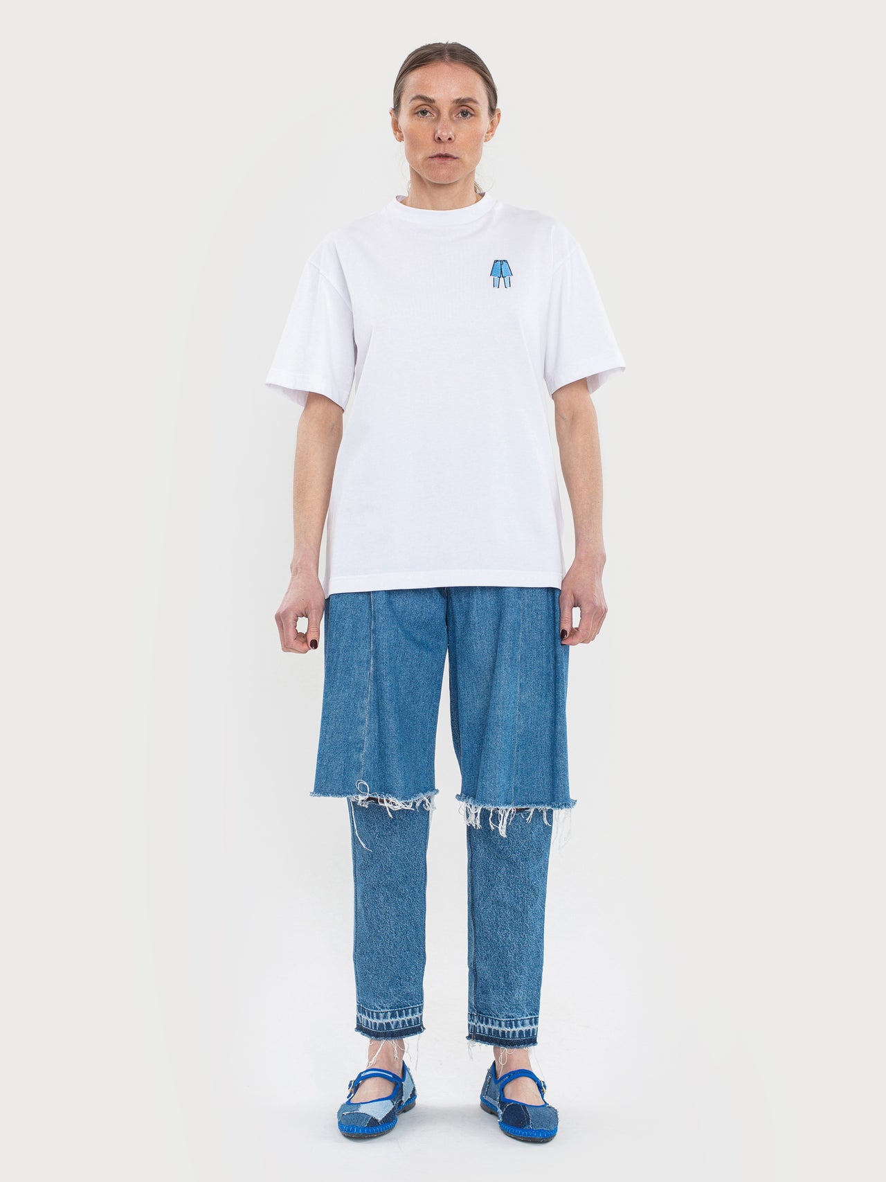 Футболка з вишивкою Demi-Denim