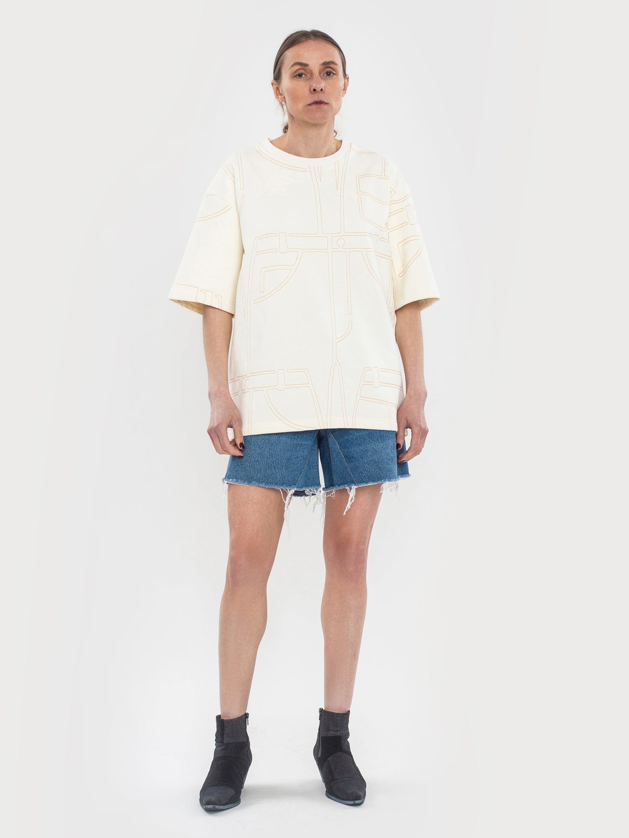 Футболка з прострочкою Denim Stitch