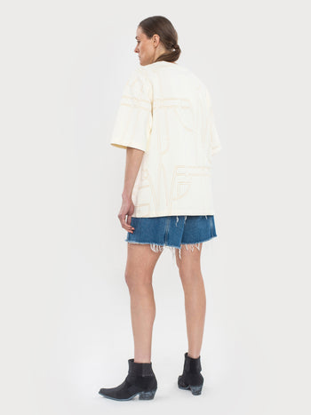 Футболка з прострочкою Denim Stitch