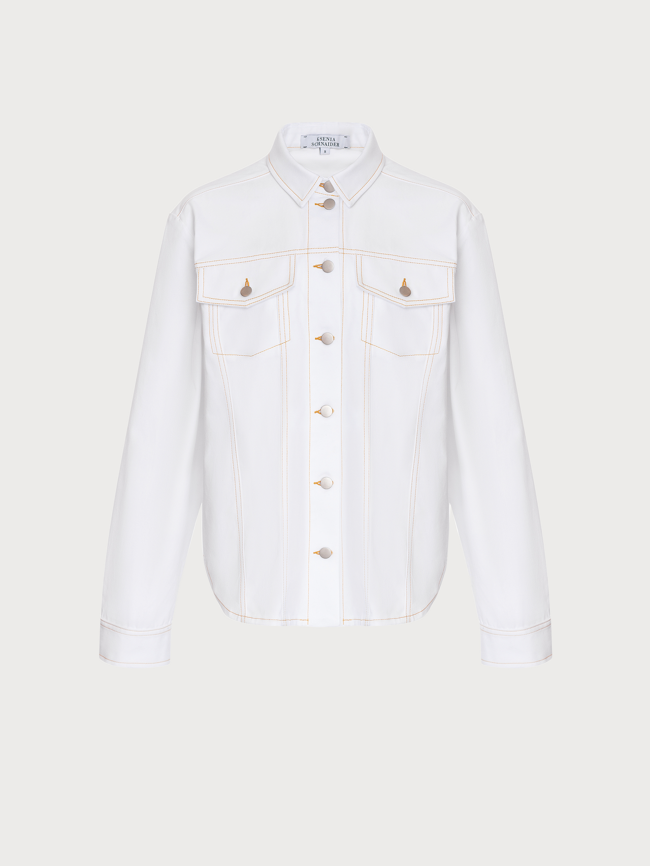 Buy Facing Denim Shirt – Tops by Ksenia Schnaider | Ethical & Sustainable Fashion