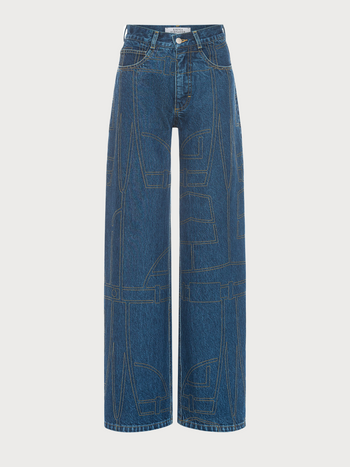 Джинси з прострочкою Denim Stitch