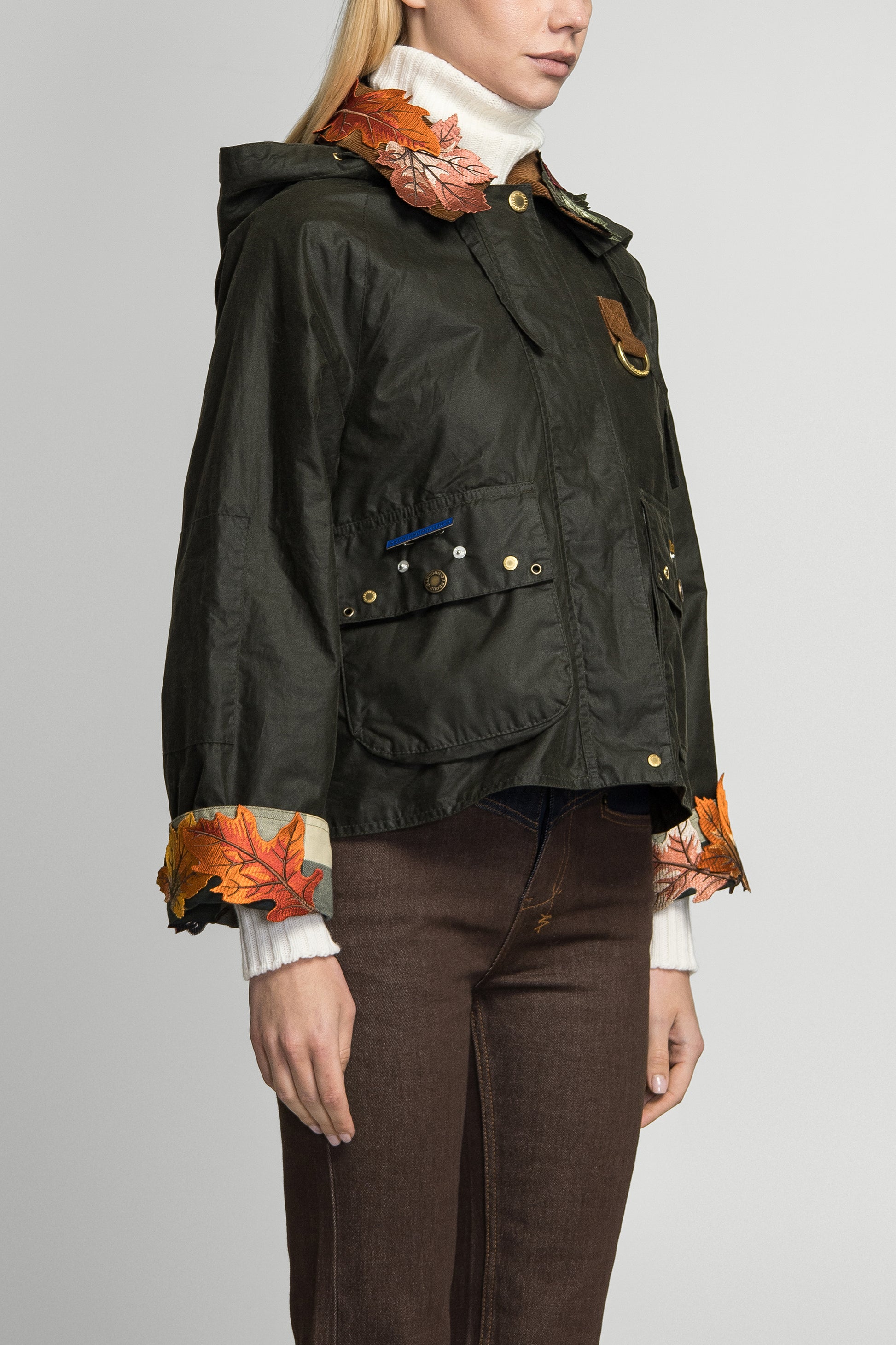 Buy ERMA WAXED JACKET – Outerwear by Ksenia Schnaider | Ethical & Sustainable Fashion