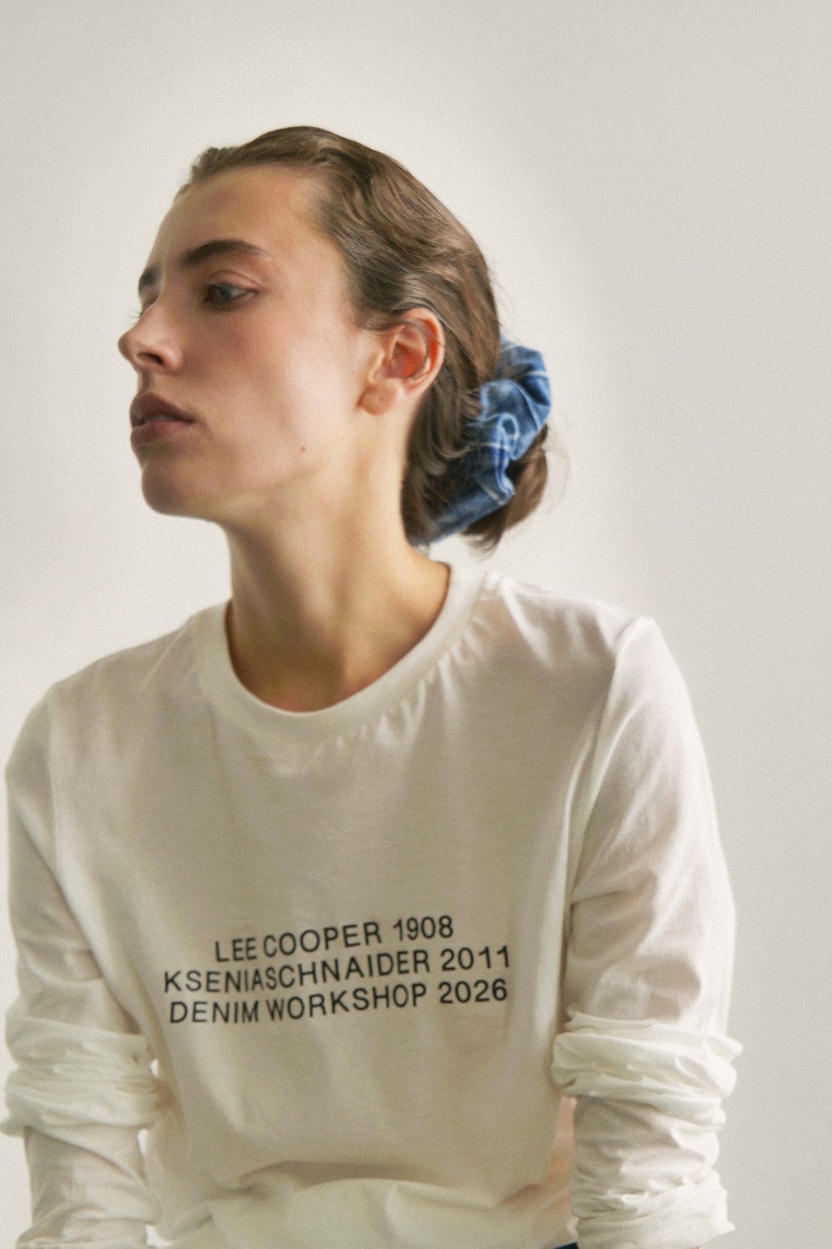 Buy Reworked Denim Hairband – Accessories by Ksenia Schnaider | Ethical & Sustainable Fashion