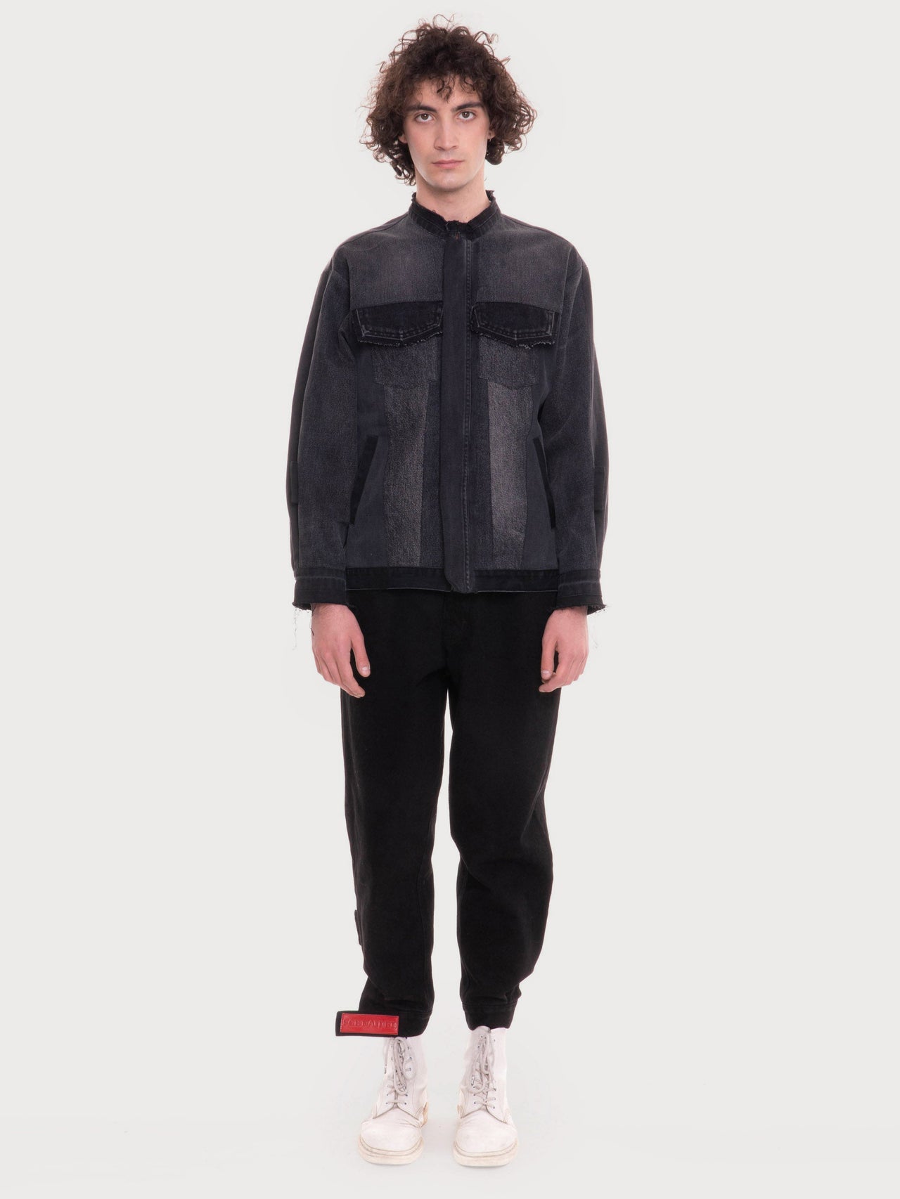 Buy Reworked Denim Jacket – Outerwear by Ksenia Schnaider | Ethical & Sustainable Fashion