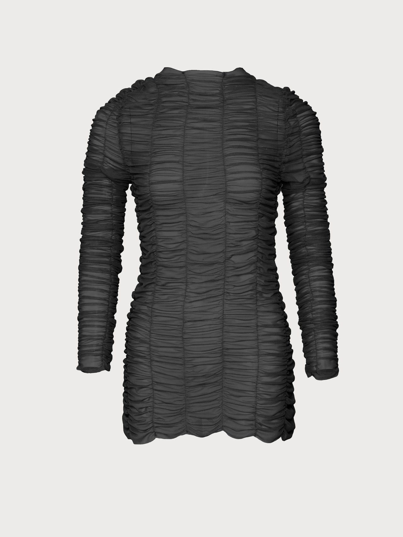 Buy Mesh Drape Longsleeve-Dress – Tops by Ksenia Schnaider | Ethical & Sustainable Fashion