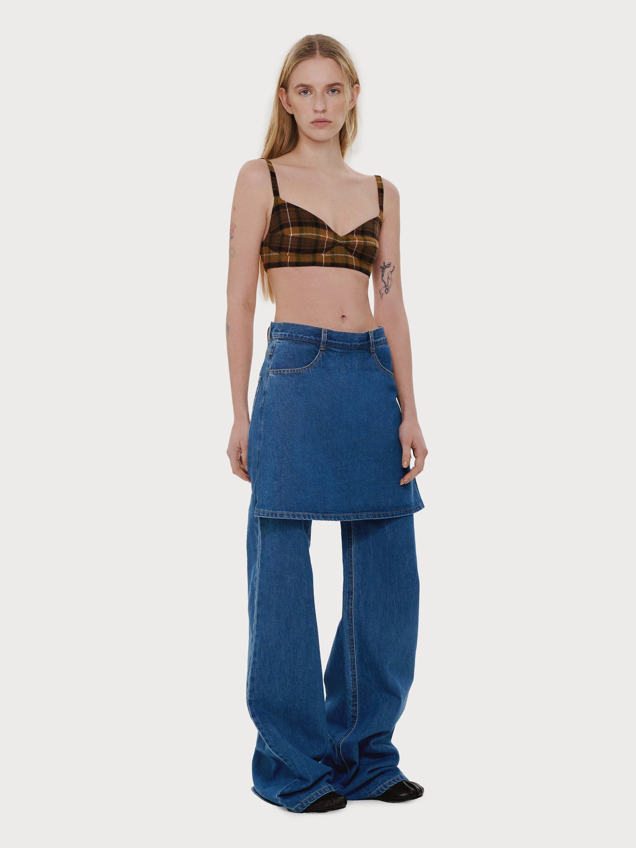 Buy Skirty Jeans – Bottoms by Ksenia Schnaider | Ethical & Sustainable Fashion