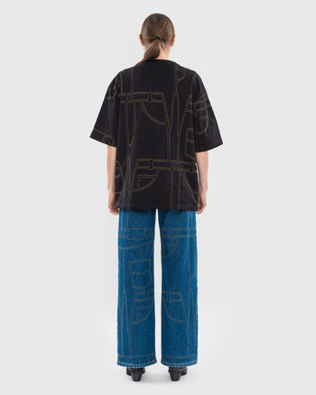 Джинси з прострочкою Denim Stitch