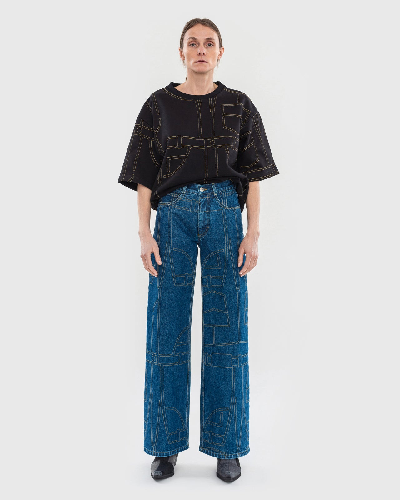 Джинси з прострочкою Denim Stitch