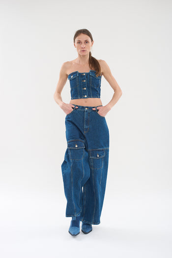 Топ Facing Denim