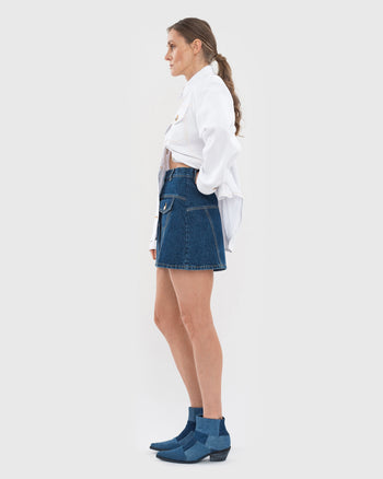 Міні-спідниця Facing Denim