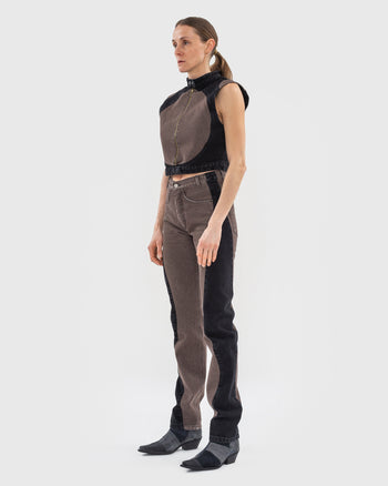 Жилет Cropped Wavy Vest