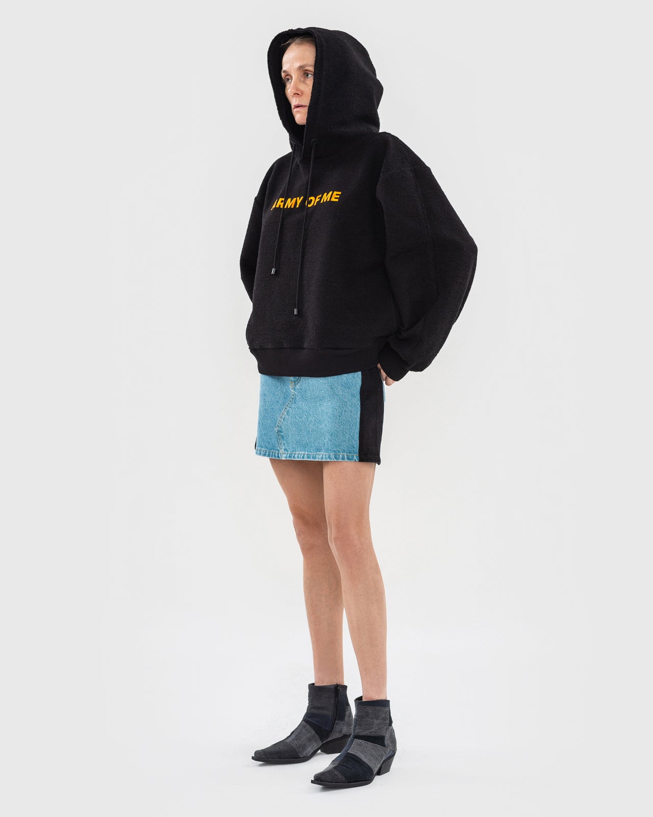 Buy Wavy Mini Skirt – Bottoms by Ksenia Schnaider | Ethical & Sustainable Fashion