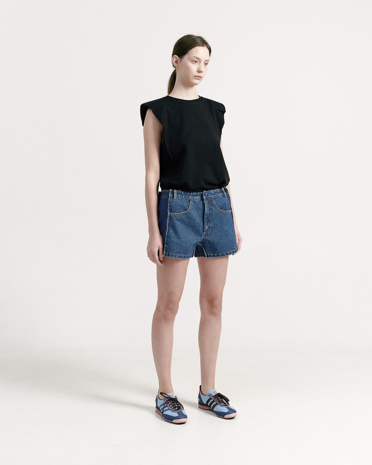 Buy Square Mini Shorts – by Ksenia Schnaider | Ethical & Sustainable Fashion